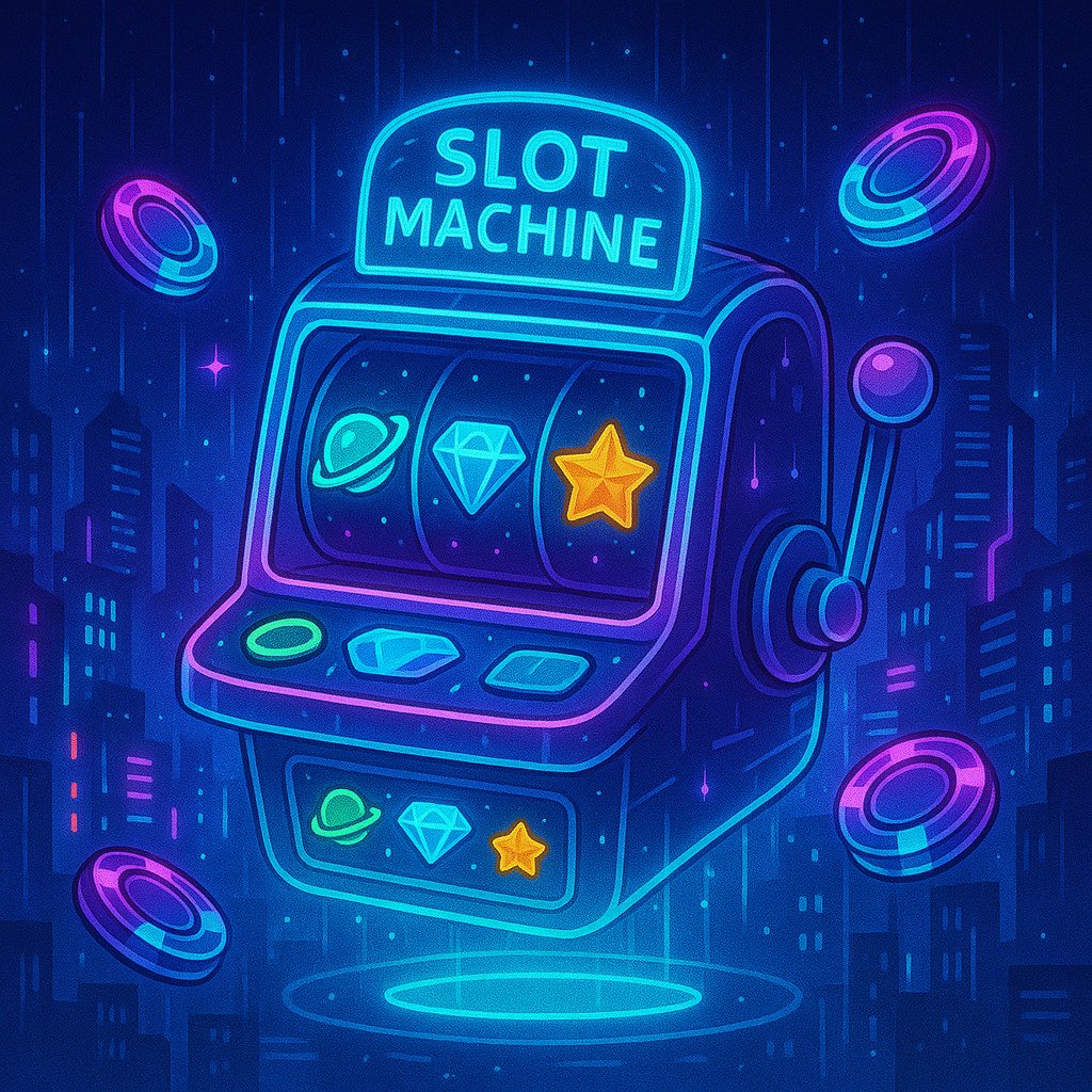 Dynamic casino gaming experience banner featuring vibrant neon lights